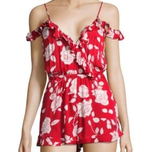 MINKPINK Cold Shoulder Romper